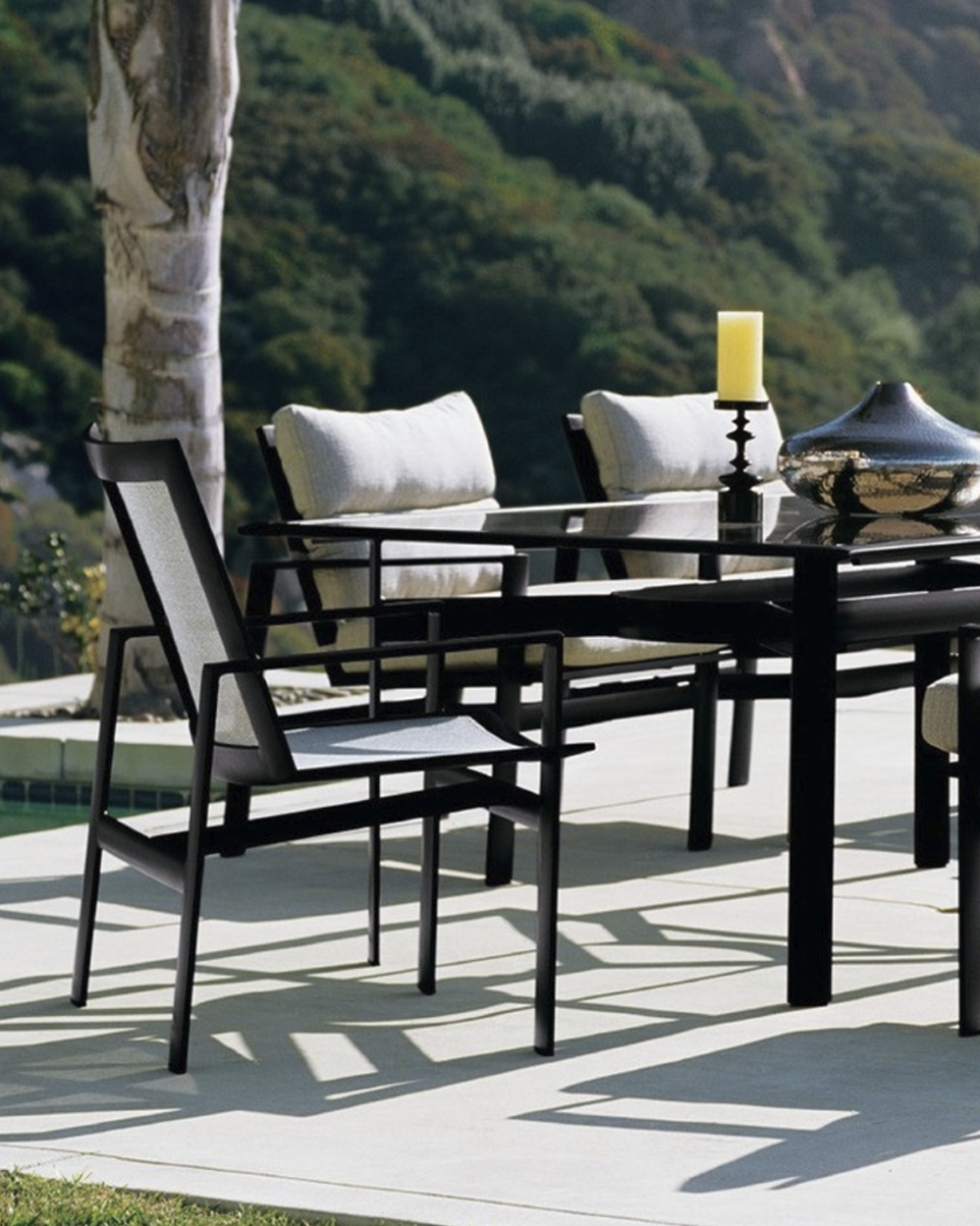 Parkway Sling Dining Arm Chair