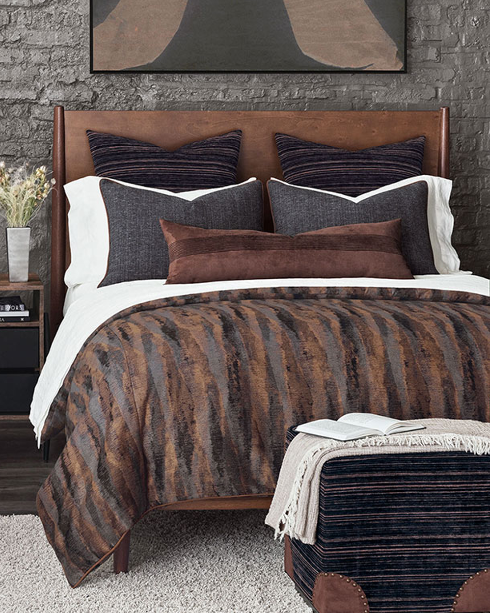 Rocco Faux Suede Decorative Pillow
