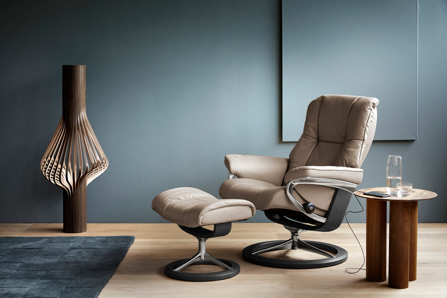 Mayfair Recliner and Ottoman