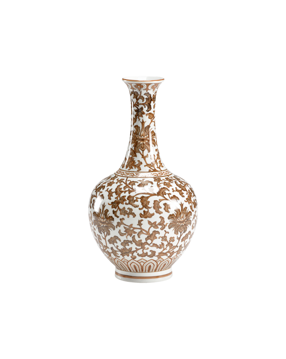 Nutmeg Long Neck Vase