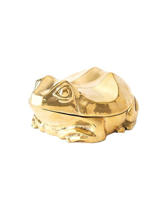 Solid Brass Frog Box