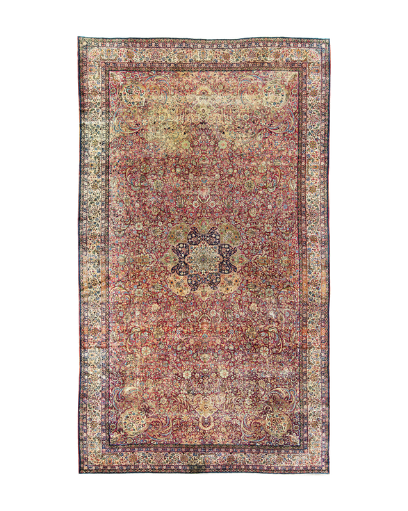 Antique Persian Fine Lavar Kirman