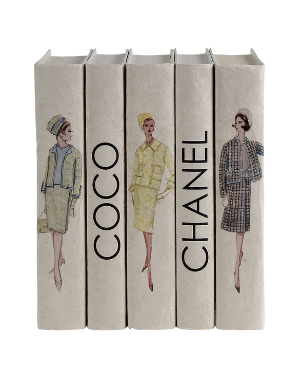 Vintage Coco Chanel Fashion Books