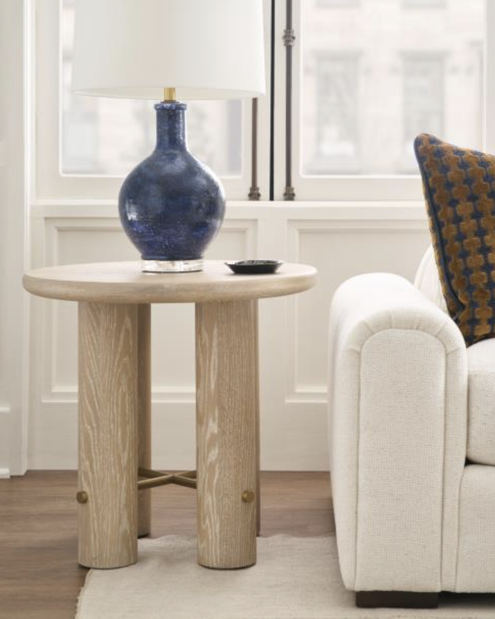 Cadence Side Table - Sand Cerused