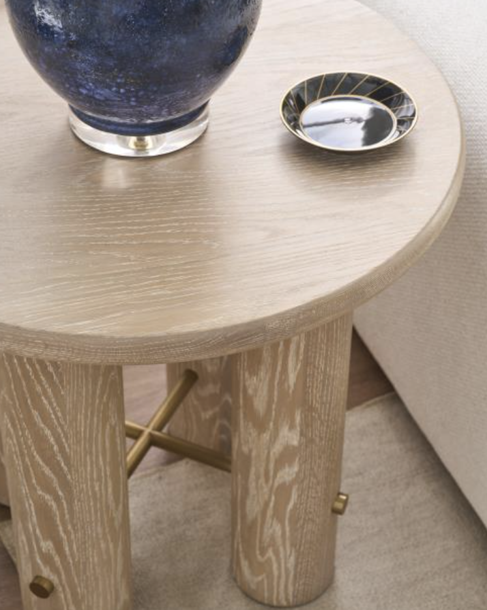 Cadence Side Table - Sand Cerused