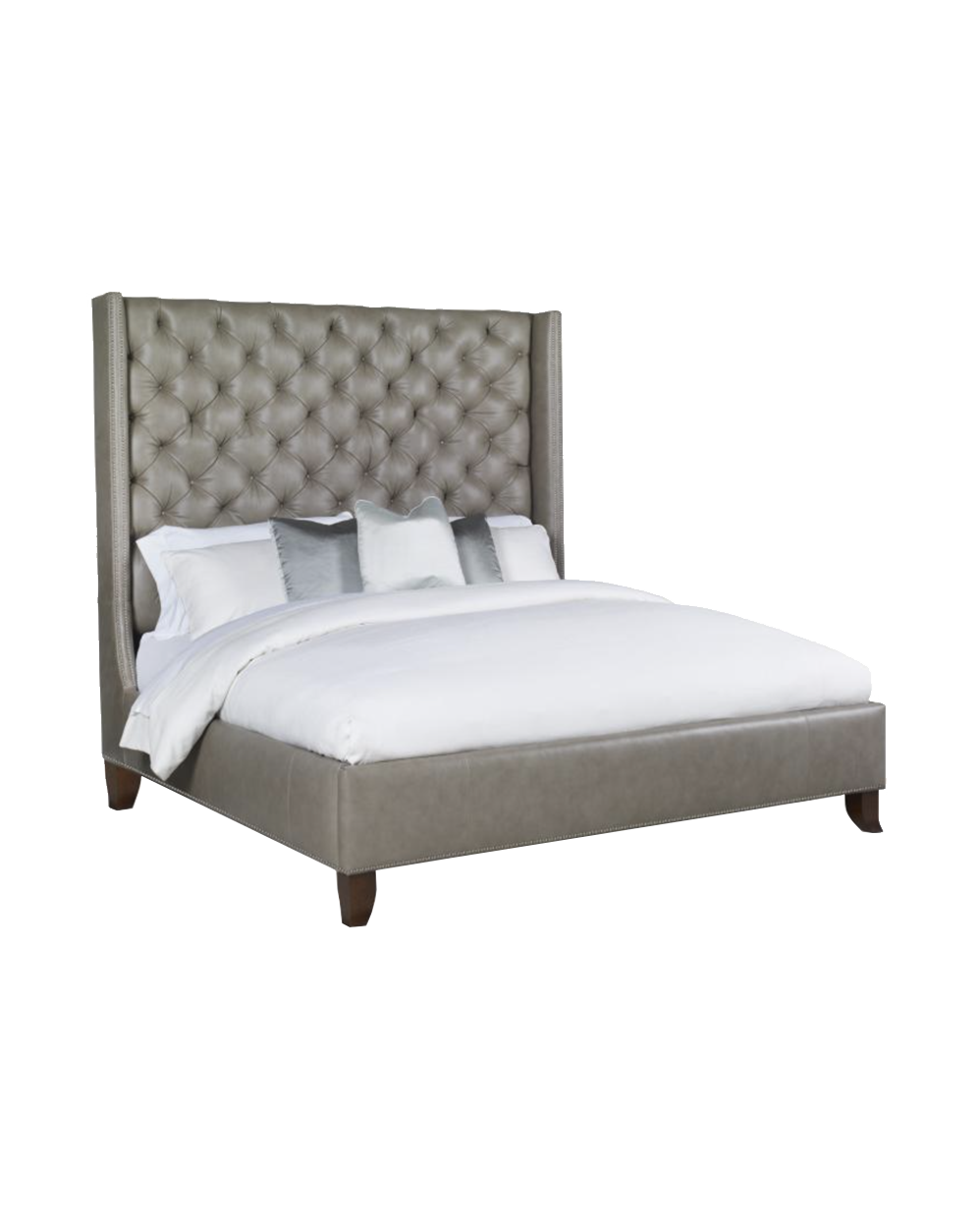 Details Fully Uph Tall H.B. Wing Bed