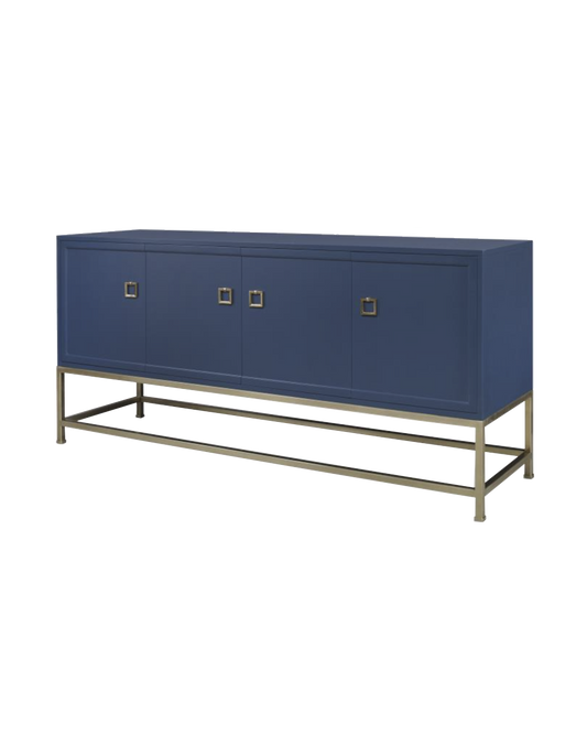 Details I Four Door Tall Media Console