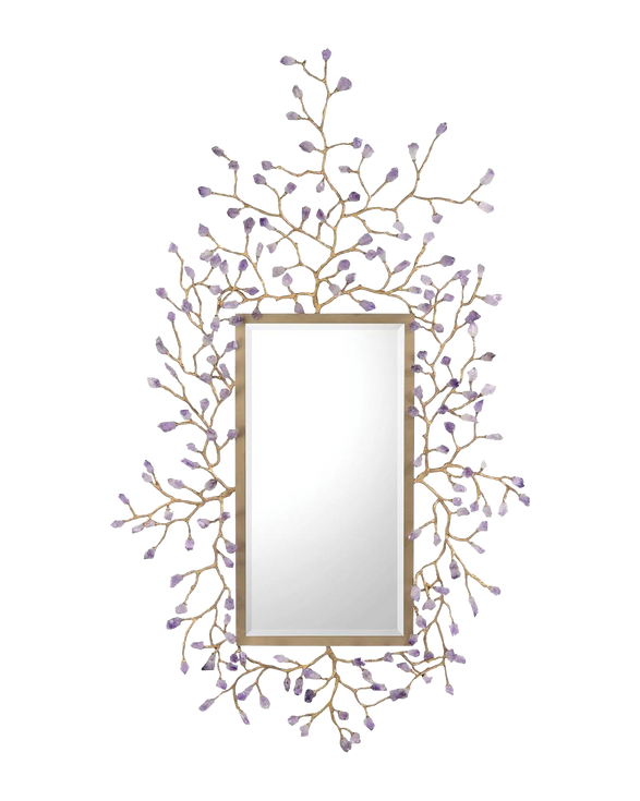 Budding Amethyst Mirror