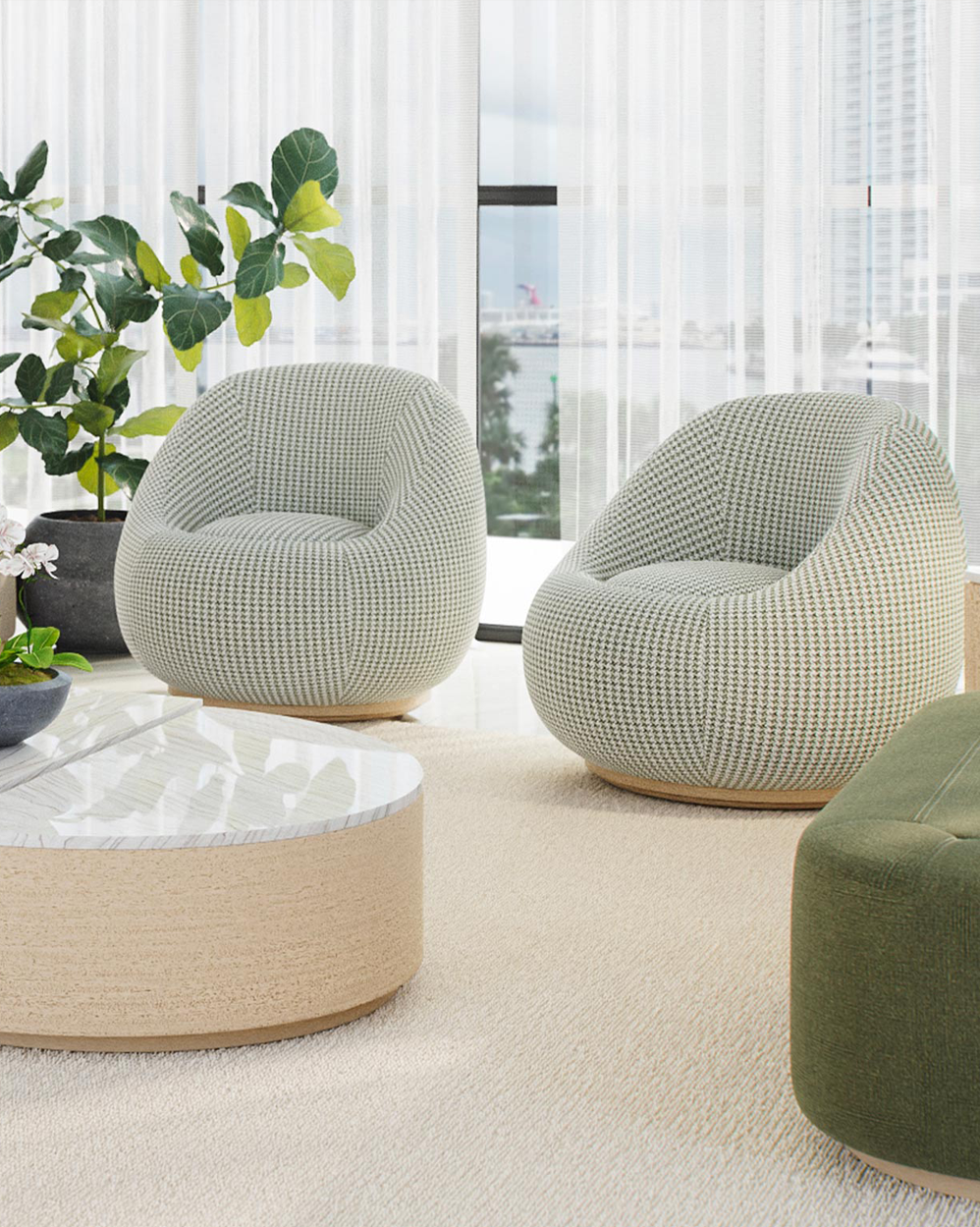 Lua Swivel Chair