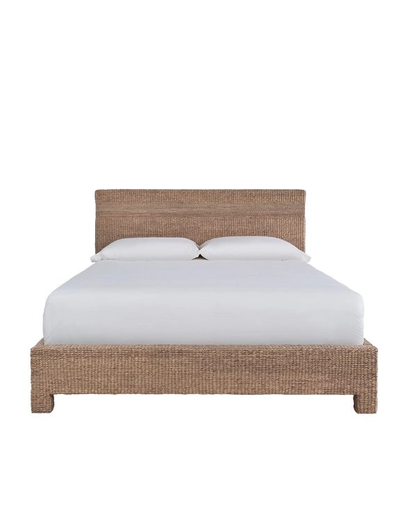 Modern Woven Water Hyacinth Bed, King