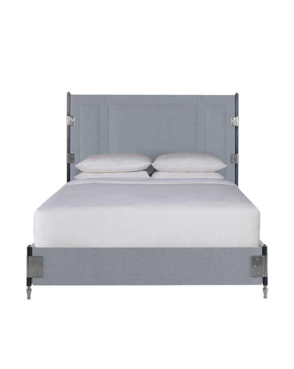 Townsend Upholstered Campaign Bed, King
