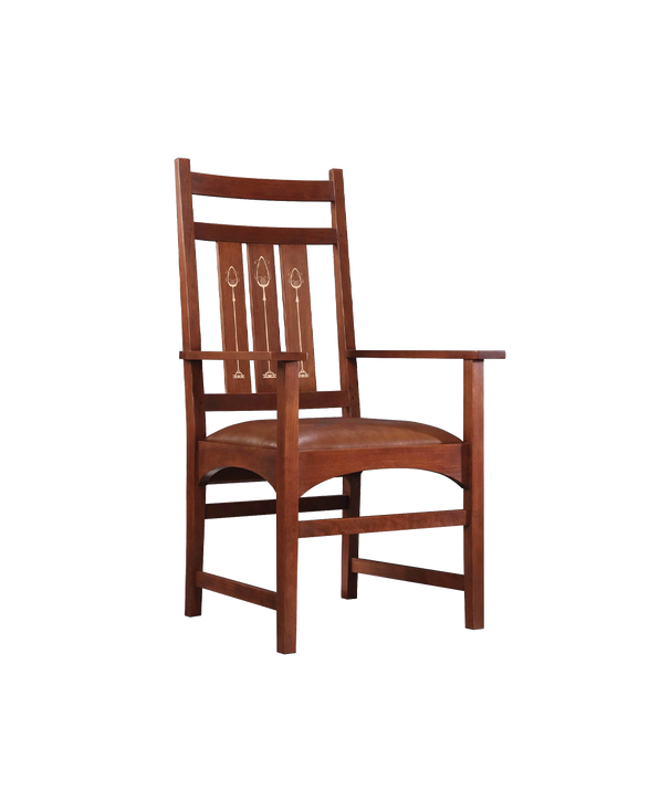 Harvey Ellis Inlaid Dining Chair