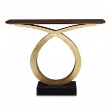 Loophole Console Table - Gold