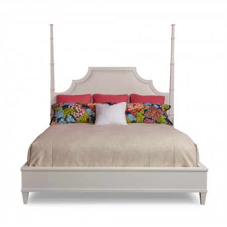 Mazie Upholstered Poster Bed