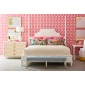 Mazie Upholstered Poster Bed