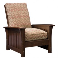 Loose Cushion Slatted Morris Chair