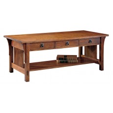 Three Drawer Cocktail Table